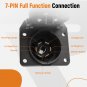 7WAY ROUND TRAILER TOW WIRING PLUGIN CONNECTOR for Cherokee Chrysler 300 Durango