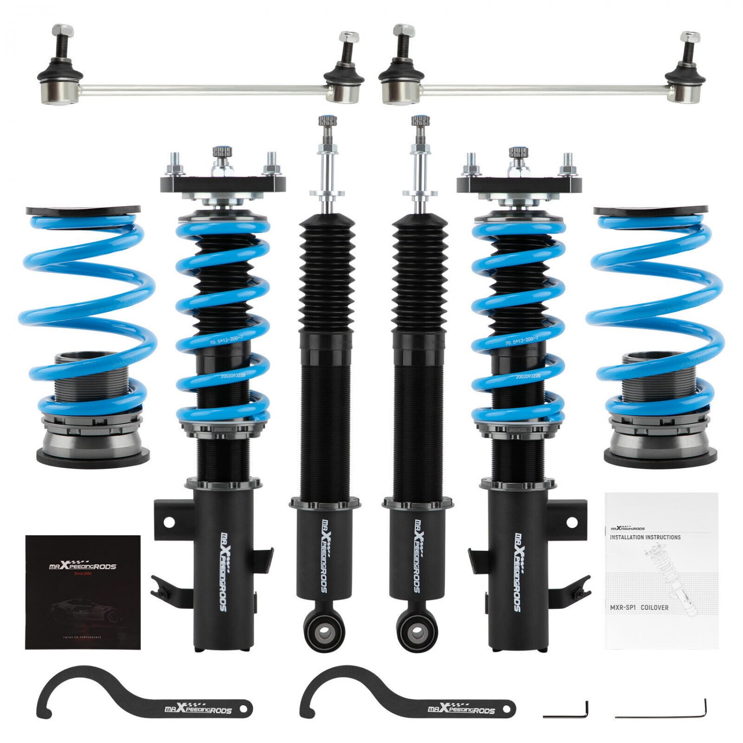 MaXpeedingrods T6 Coilover Shocks Absorbers for Honda Civic (FG/FB) 2012-15