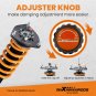 24 Step Damping Adjustable Coilover Suspension Kit for SUBARU OUTBACK 2000-2004