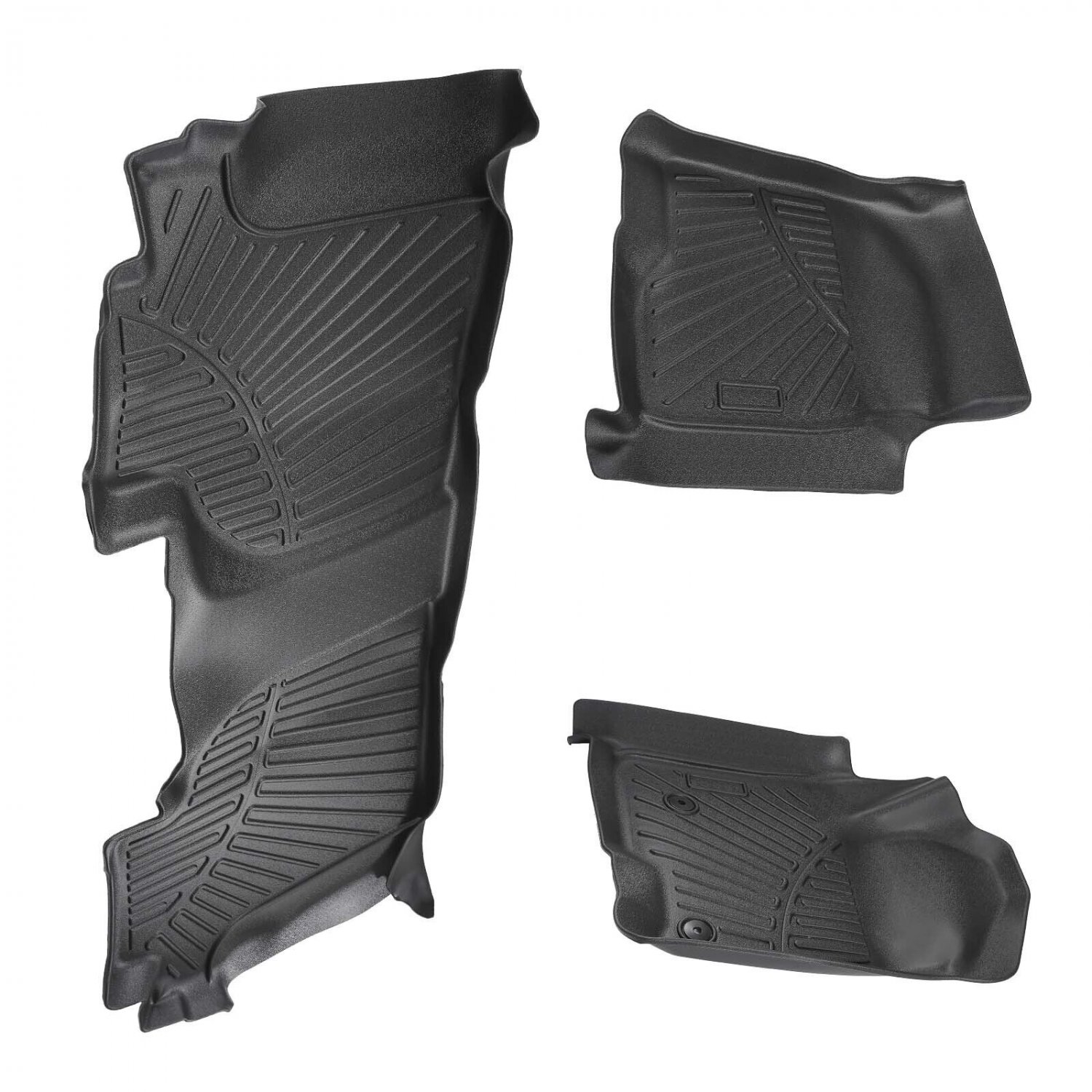 TPE Floor Mat Liners For Chevrolet Silverado 2020-2024 All Weather Waterproof