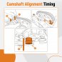 9 Pcs Camshaft Alignment Timing Tool Kit for E46 M3 E35 Z3 E85 E86 Z4 119130