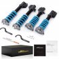 24 Level Damper Adjustable Coilovers Struts Kit For Subaru Impreza WRX STI 05-07