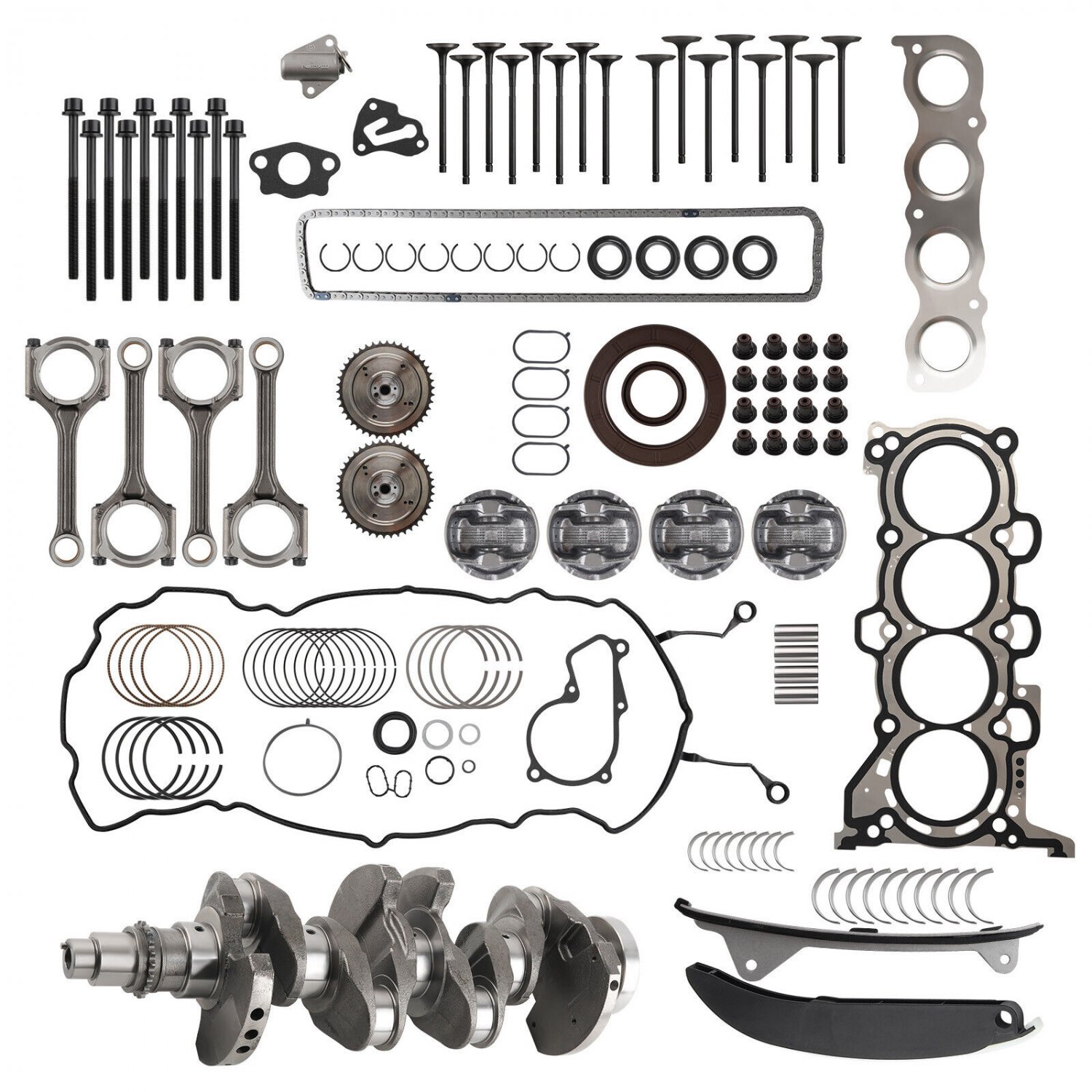 G4NC Engine Rebuild Overhaul Kit For Hyundai Tucson Kia Soul 2012-2019 2.0L