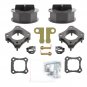 Front 2.5"+Rear 2.5" Leveling Lift Kit+Extender For Toyota Tundra 2022+ 2WD/4WD