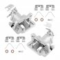 Rear Brake Calipers w/ Bracket Pair 2 for Acura TSX 2008-2012 Honda Accord 2.4L
