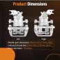 Rear Brake Calipers w/ Bracket Pair 2 for Acura TSX 2008-2012 Honda Accord 2.4L