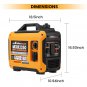 MXR2350 Super Quiet Portable Inverter Generator 120V 1.8-2.35 KW 15kg