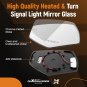 Passenger Side Power Heated Mirror Glass For Chevy Silverado 2014-2018 22191749