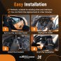 Mirror Glass Blind Spot Detection Passenger Side For Ford F150 15-21 FL3Z17K707D