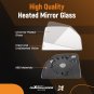 Mirror Glass Upper Passenger Side Right Heated For FORD F250 F350 SD FL3Z17K707D