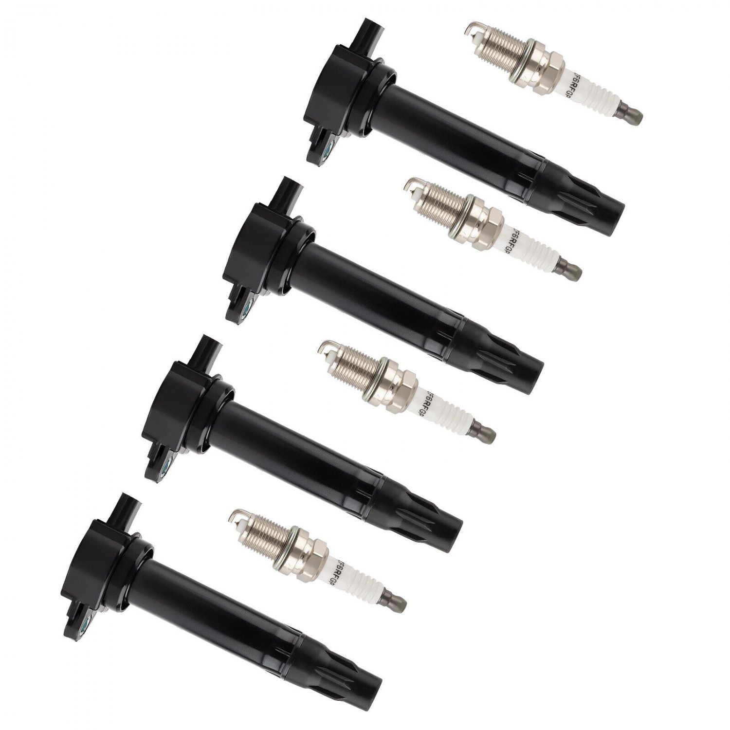 4X Ignition Coil & 4X Spark Plugs For Dodge Caliber L4 2.4L 2007-2012 UF557 2271