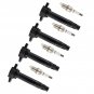 4X Ignition Coil & 4X Spark Plugs For Dodge Caliber L4 2.4L 2007-2012 UF557 2271