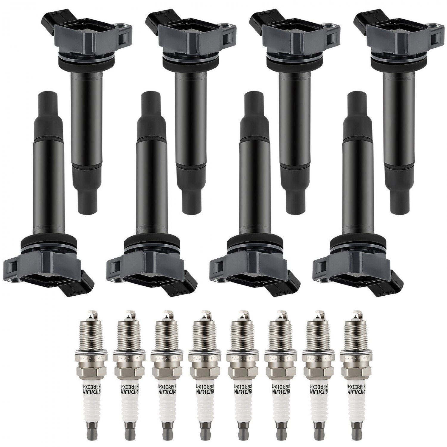 8 pcs Ignition Coils + 8 pcs Spark Plugs For Lexus GS430 Toyota 4Runner UF230