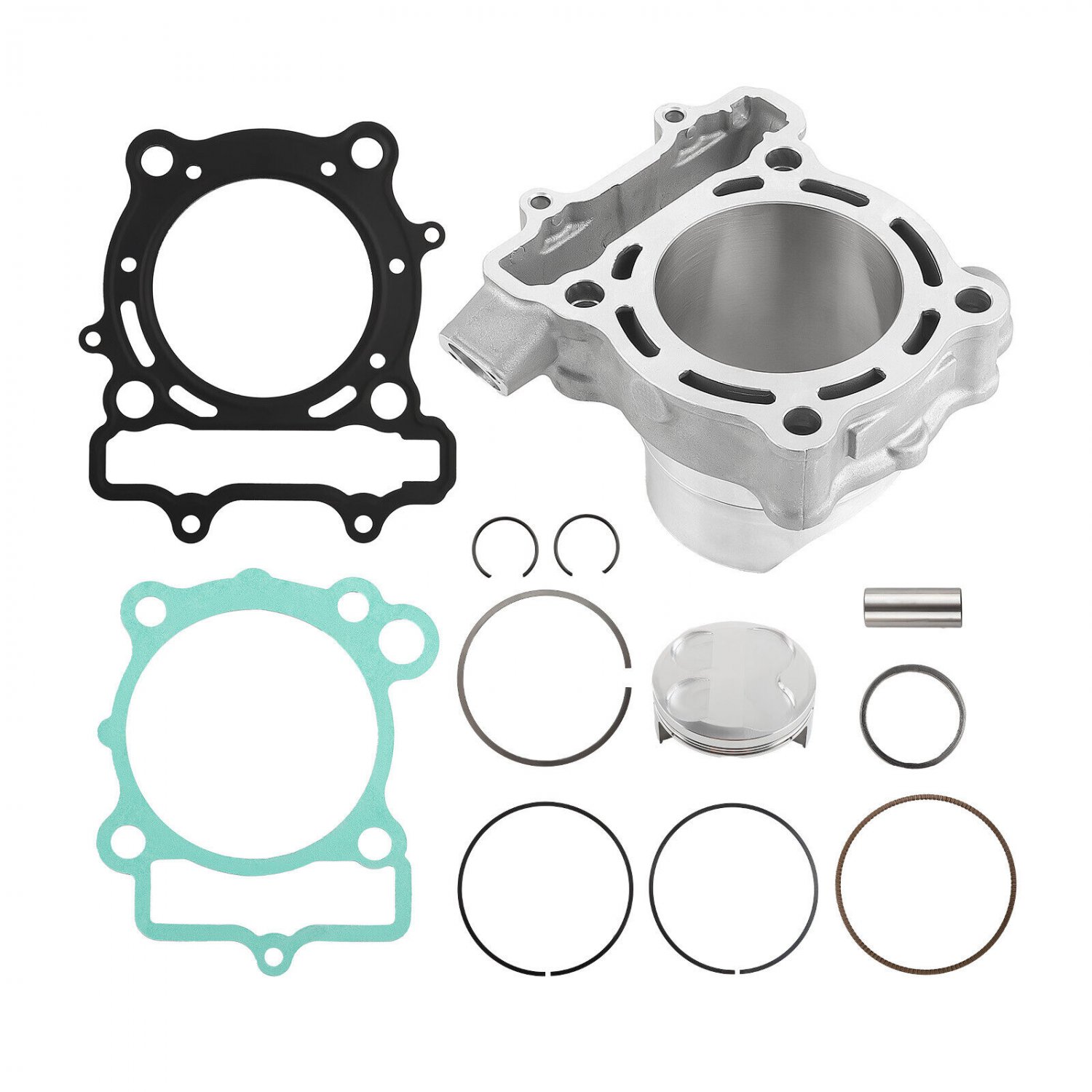 Cylinder Piston Rings Top End Gaskets Kit for Kawasaki KX250F 04-08 RMZ250 04-06