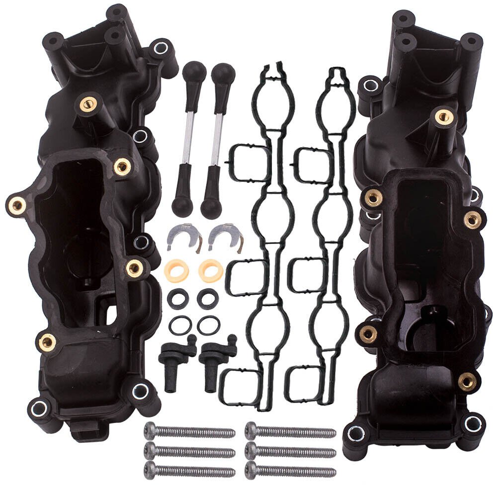 Left&Right Intake Manifold for VW Tourage Phaeton Audi A4 A6 Q7 3.0L 059129712BQ