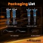 Coilovers Lowering Kit 24 LEVEL ADJUSTABLE Damping For SUBARU FORESTER 14-18