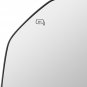 Left Driver Side Mirror Glass Heated w/ Backing For Ford F-150 15-21 FL3Z17K707R