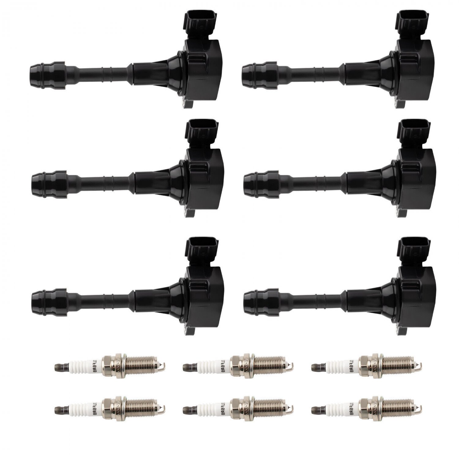 6 X Ignition Coils + 6 X Spark Plugs Set For Nissan Xterra 4.0L 2005-2006 UF355