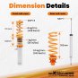 Coilovers Shocks Struts Lowering Kit For BMW 3 Series E90 E91 E92 E93 05-13 RWD