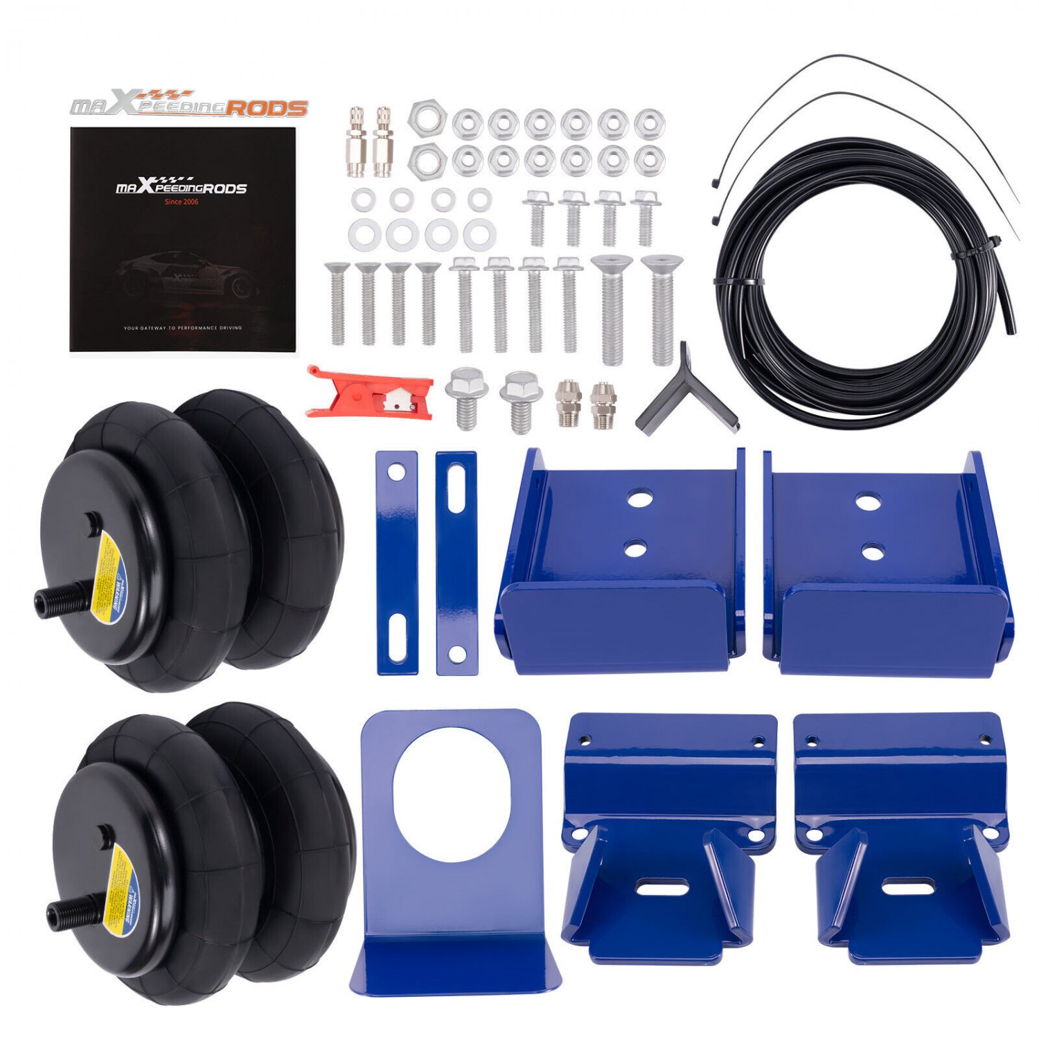 Air Spring Suspension Kit Rear For GMC Sierra 1500 Denali 4WD 2019-2024