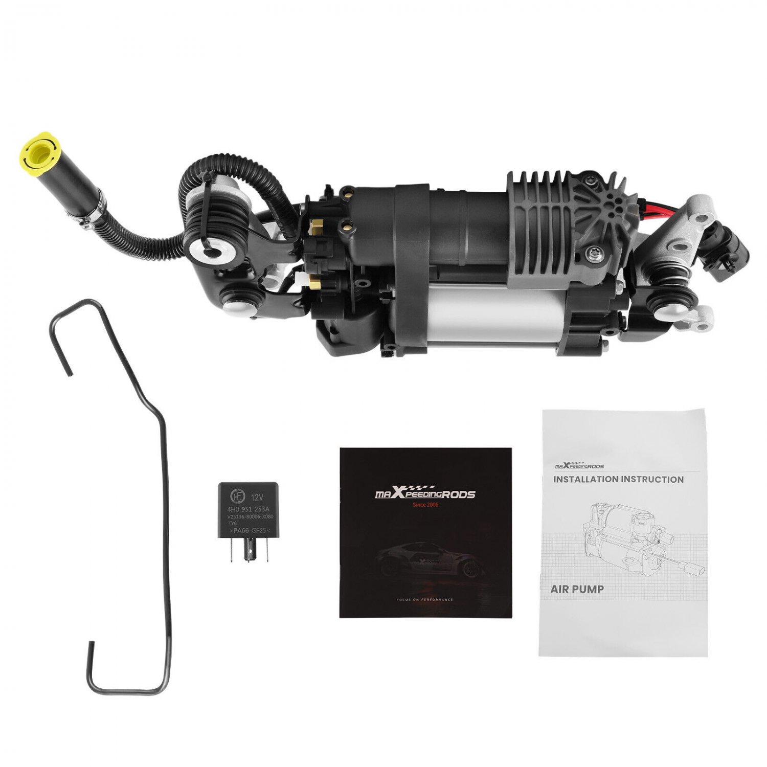 Air Suspension Pump Compressor for Porsche Cayenne 92A 2011-2018 for VW Touareg