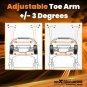 2pcs Adjustable Rear Toe Control Arms Left Right For 2015-2023 Ford Mustang S550