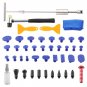 Dent Repair Tool With Slide Rubber Hammer T Bar Dent Puller Blue Puller Tabs