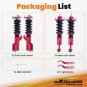 24 Step Adjustable Coilovers Lowering Suspension Kit for Mitsubishi Lancer 08-16