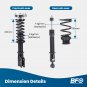 Coilovers Suspension Lowering Kit For Ford Mustang SN95 1994-2004 Shocks Struts