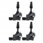 4 Ignition Coils + Spark Plugs For Buick Cadillac Chevrolet GMC L4 2.0L UF680
