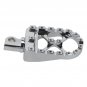 Wide Foot Pegs MX Style CNC Aluminum For Harley Dyna Sportster Touring Road King