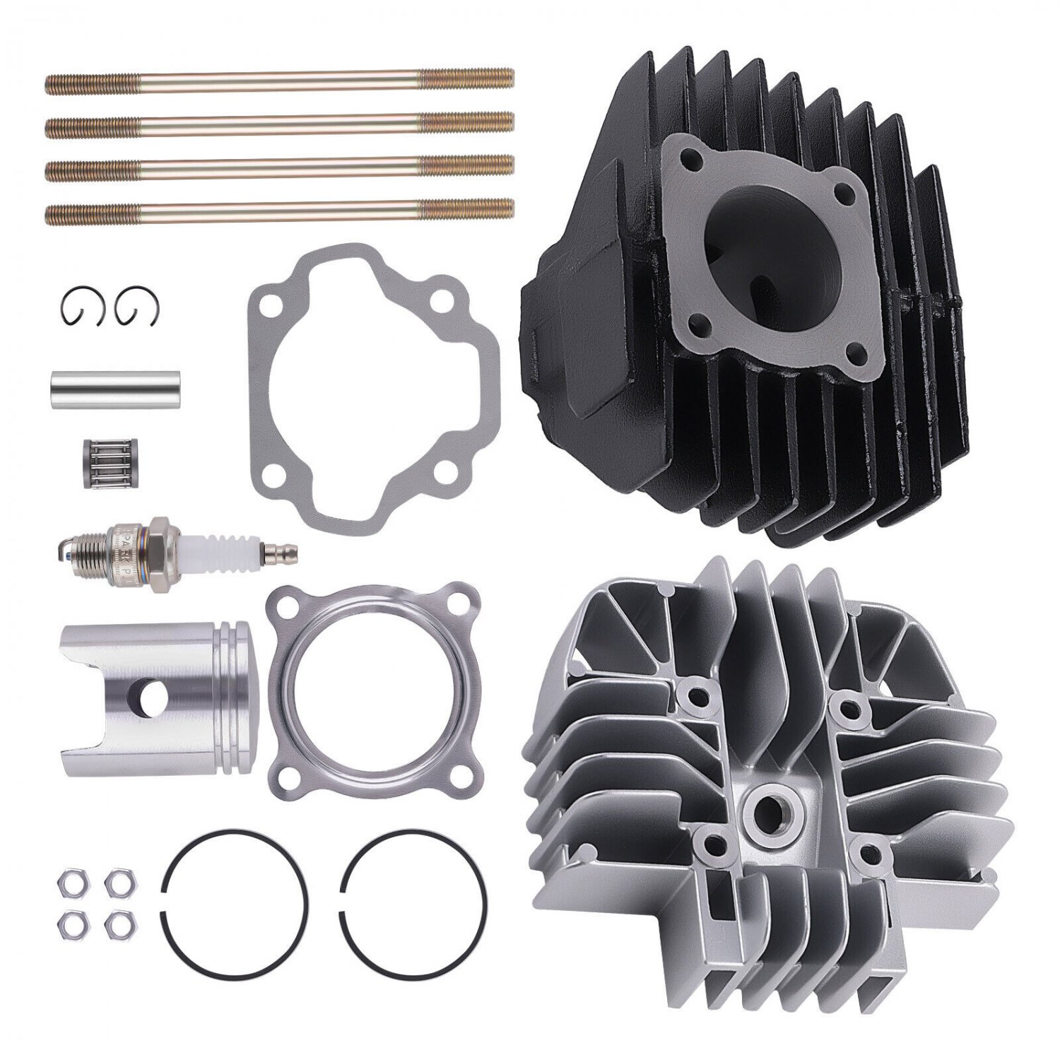 47mm Engine Cylinder Piston Gasket Top End Rebuild Kit for Yamaha PW80 1983-2006