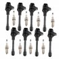 8 Ignition Coil + Spark Plugs For Infiniti QX56 QX80 Nissan Armada V8 5.6L UF677