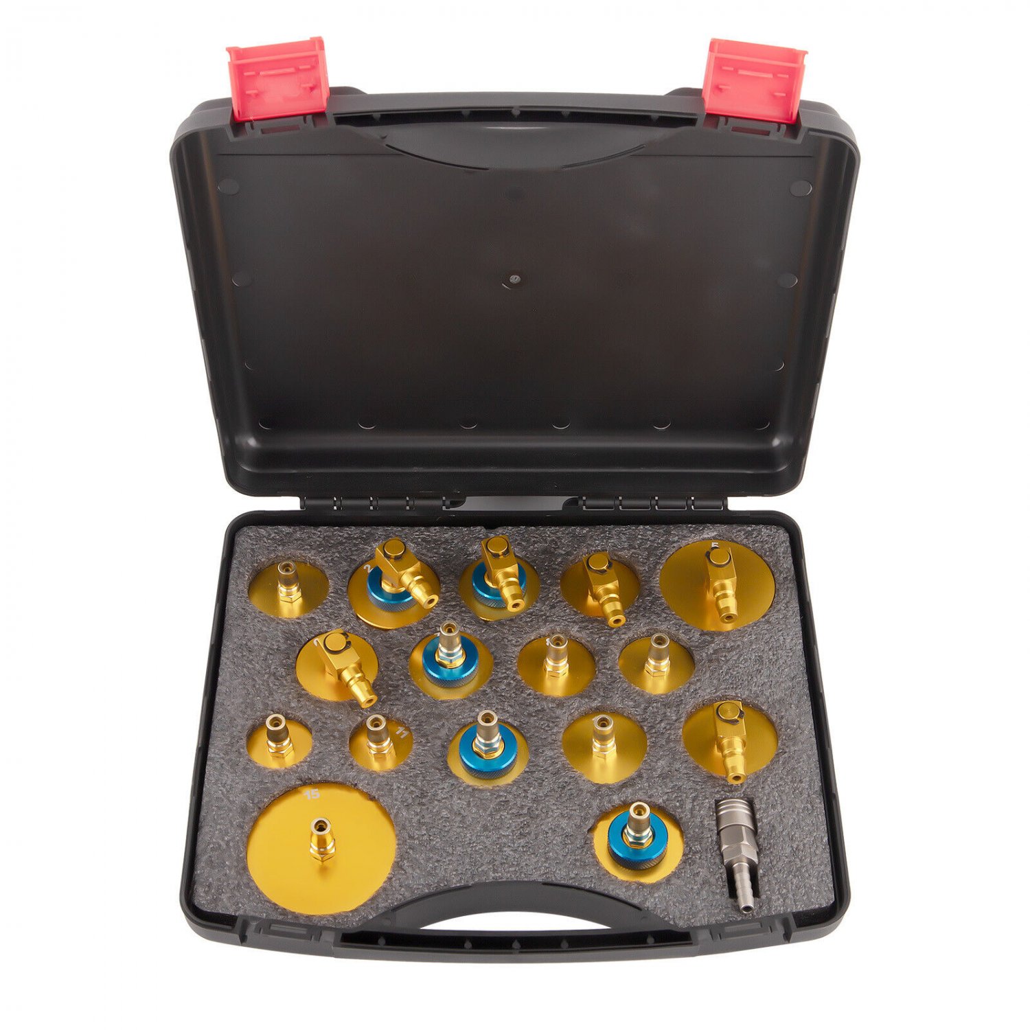 Brake Bleeder Kit Master Cylinder Adapters Set Brake Oil Fluid Bleeding Tools