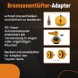Brake Bleeder Kit Master Cylinder Adapters Set Brake Oil Fluid Bleeding Tools
