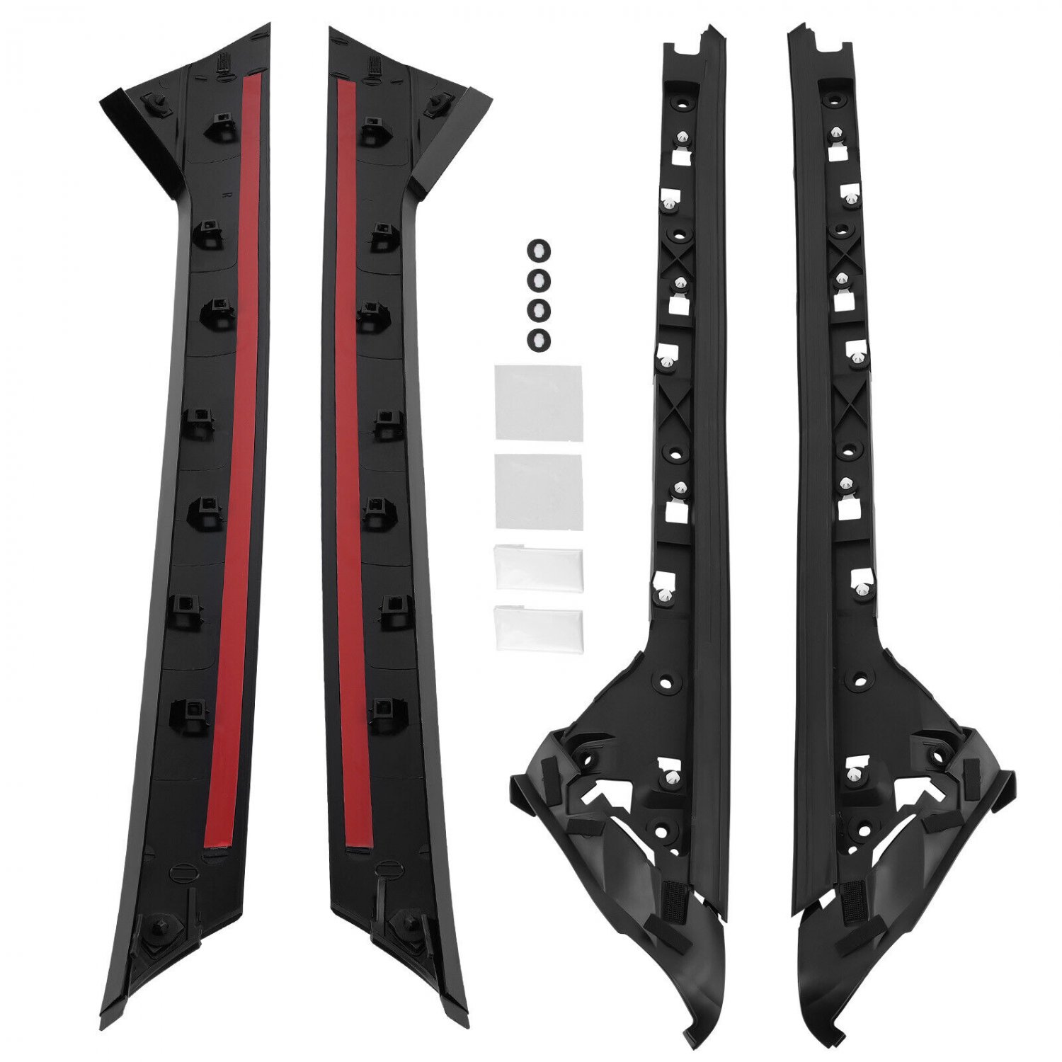 2xLeft & Right Windshield A Pillar Molding Trims For Ford Explorer 2011-2019