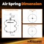 2x Air Spring Suspension Bags for Goodyear 2B9-229 for Firestone W01-358-6897