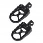CNC Wide Foot Pegs 360° Roating MX Chopper Bobber Style for harley Dyna