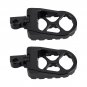 CNC Wide Foot Pegs 360° Roating MX Chopper Bobber Style for harley Dyna
