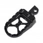 CNC Wide Foot Pegs 360° Roating MX Chopper Bobber Style for harley Dyna