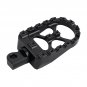 CNC Wide Foot Pegs 360° Roating MX Chopper Bobber Style for harley Dyna
