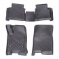 3x Carpet Floor Mats For GMC Canyon Crew Cab 2023-2024 Rubber TPE Front