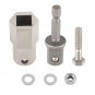 Top Wind trailer jack crank handle with a 1/2 Inch Socket Adapter Bit Steel
