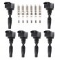 6 Ignition Coils + Spark Plugs For Buick LaCrosse Cadillac ATS Chevrolet UF830