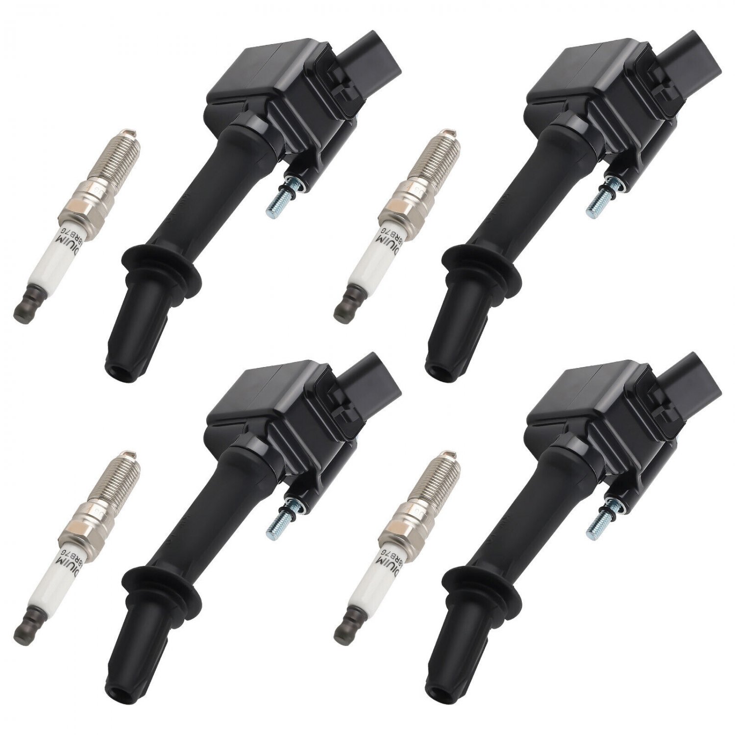 4 Ignition Coil + Spark Plug For Buick Encore GMC Terrain Chevrolet &acirc;��UF802 91970