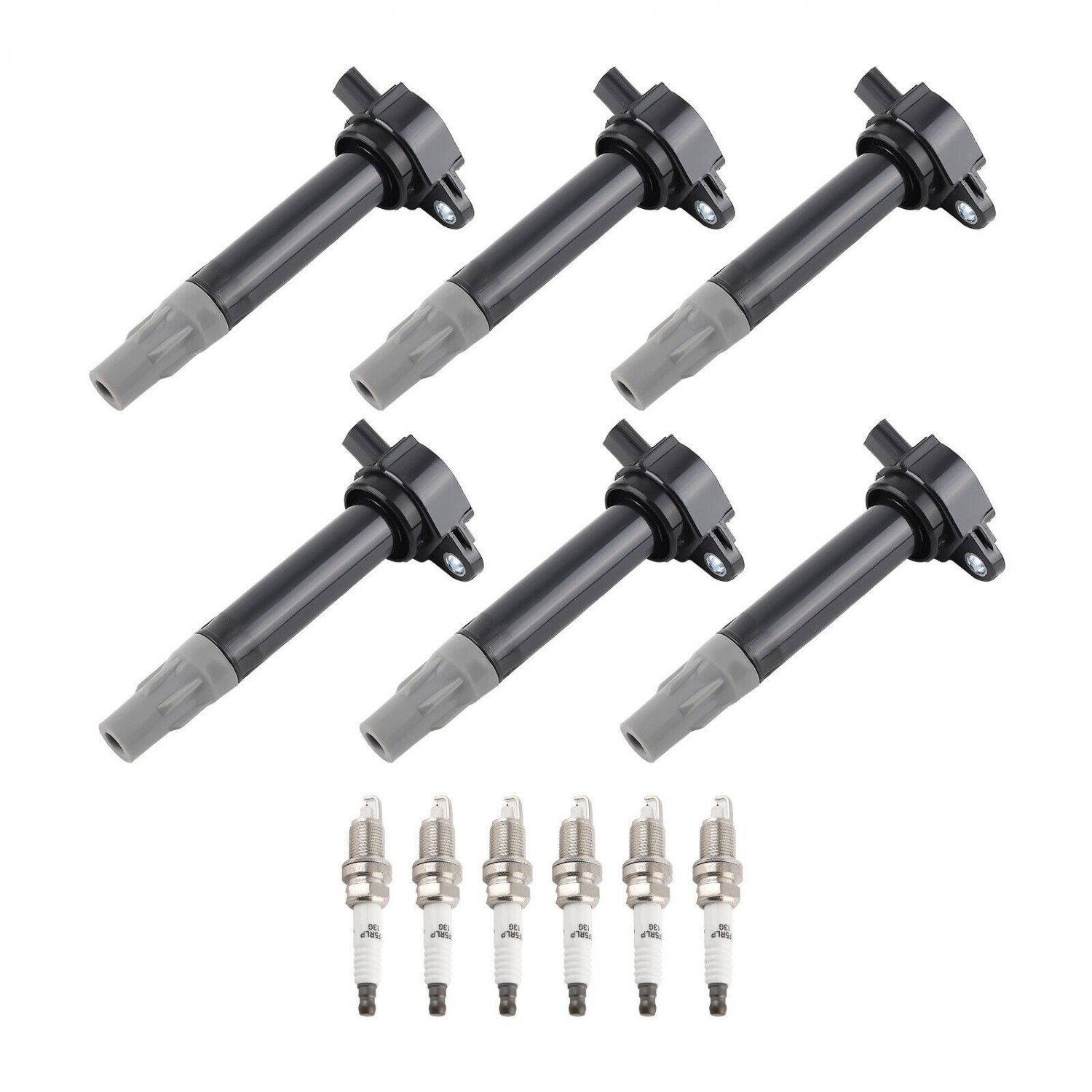 6 Ignition Coils & Iridium Spark Plugs For Chrysler 300 Dodge Charger Volkswagen