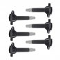 6 Ignition Coils & Iridium Spark Plugs For Chrysler 300 Dodge Charger Volkswagen