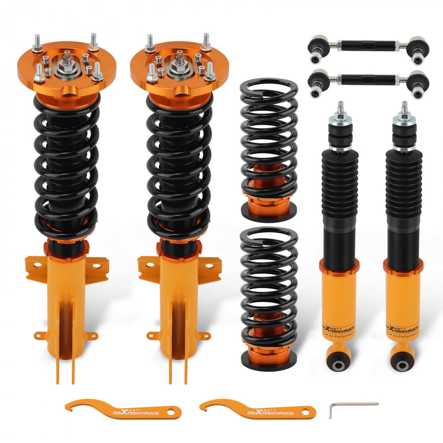 24 Step Damper Adjustable Coilovers For Ford Mustang GT 2005-2014 Suspension Kit