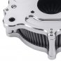 Chrome CNC Air Cleaner Intake Filter System For Harley Touring 2008-16