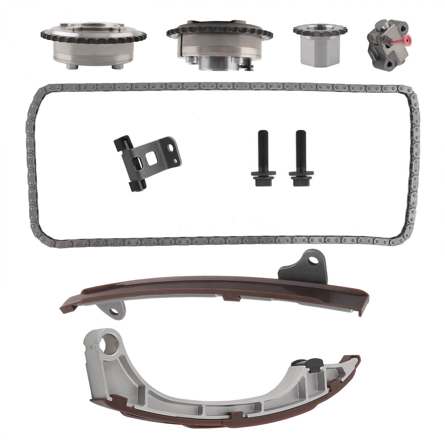 Timing Chain Kit w/ Intake & Exhaust VVT Gear For Toyota Camry 2.5L 2010-14